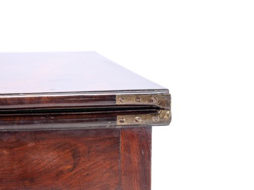 GEORGE II MAHOGANY CONSOLE CARDGAMES TABLE WITH DRAWER C1750 GEORGIAN - ADDITIONAL PHOTO 29