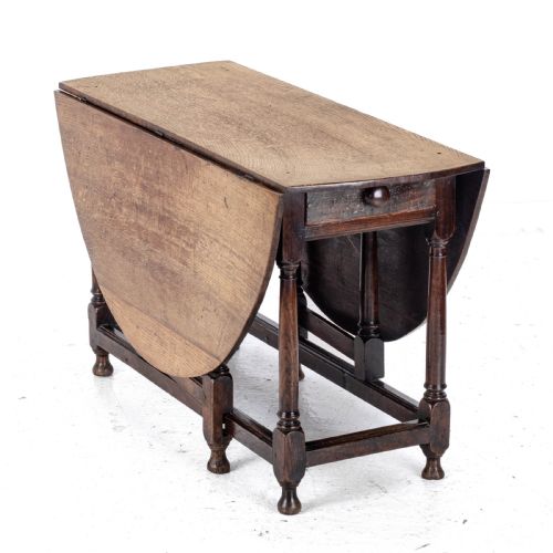 EARLY C18TH OVAL OAK GATELEG DROP LEAF COUNTRY DINING TABLE GEORGIAN QUEEN ANNE GEORGE I - ADDITIONAL PHOTO 19