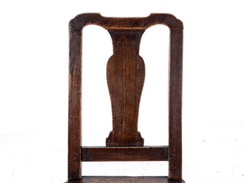 LATE C17TH QUEEN ANNE OAK SIDE CHAIRBACK STOOL COUNTRY HALL DINING - ADDITIONAL PHOTO 7