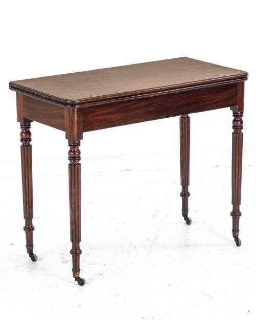 georgian regency gillowsesque mahogany console tea table c1800 george iii - CATEGORY: ANTIQUE TABLES - DATED GEORGIAN