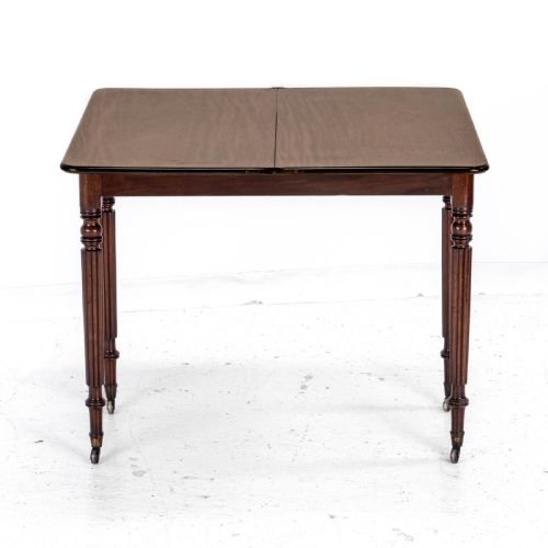 GEORGIAN REGENCY GILLOWSESQUE MAHOGANY CONSOLE TEA TABLE C1800 GEORGE III - ADDITIONAL PHOTO 4