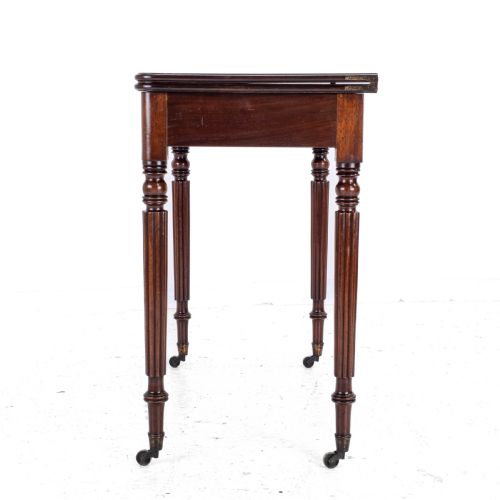 GEORGIAN REGENCY GILLOWSESQUE MAHOGANY CONSOLE TEA TABLE C1800 GEORGE III - ADDITIONAL PHOTO 11