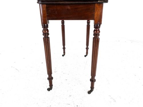 GEORGIAN REGENCY GILLOWSESQUE MAHOGANY CONSOLE TEA TABLE C1800 GEORGE III - ADDITIONAL PHOTO 13