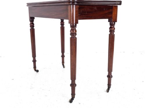 GEORGIAN REGENCY GILLOWSESQUE MAHOGANY CONSOLE TEA TABLE C1800 GEORGE III - ADDITIONAL PHOTO 14