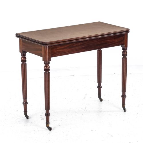 GEORGIAN REGENCY GILLOWSESQUE MAHOGANY CONSOLE TEA TABLE C1800 GEORGE III - ADDITIONAL PHOTO 15