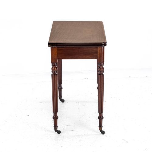 GEORGIAN REGENCY GILLOWSESQUE MAHOGANY CONSOLE TEA TABLE C1800 GEORGE III - ADDITIONAL PHOTO 16