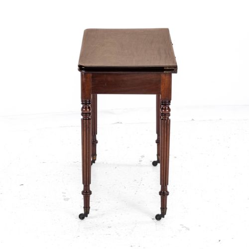 GEORGIAN REGENCY GILLOWSESQUE MAHOGANY CONSOLE TEA TABLE C1800 GEORGE III - ADDITIONAL PHOTO 18