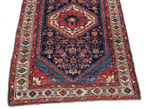 ANTIQUE MALAYER HAMADAN PERSIAN RUG C1930 6'4 X 3'10 192X116CM CARPET - ADDITIONAL PHOTO 2
