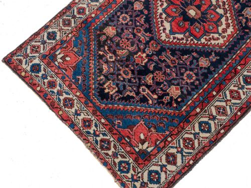 ANTIQUE MALAYER HAMADAN PERSIAN RUG C1930 6'4 X 3'10 192X116CM CARPET - ADDITIONAL PHOTO 8