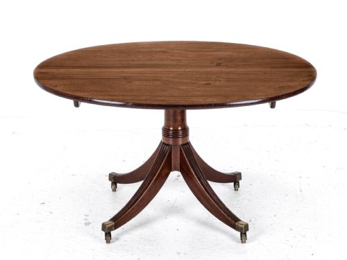 LATE C18TH MAHOGANY OVAL BREAKFAST DINING TABLE GEORGIAN GEORGE III - ADDITIONAL PHOTO 1