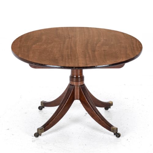 LATE C18TH MAHOGANY OVAL BREAKFAST DINING TABLE GEORGIAN GEORGE III - ADDITIONAL PHOTO 4