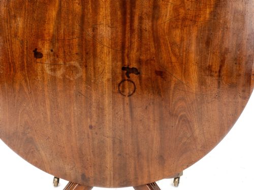 LATE C18TH MAHOGANY OVAL BREAKFAST DINING TABLE GEORGIAN GEORGE III - ADDITIONAL PHOTO 16