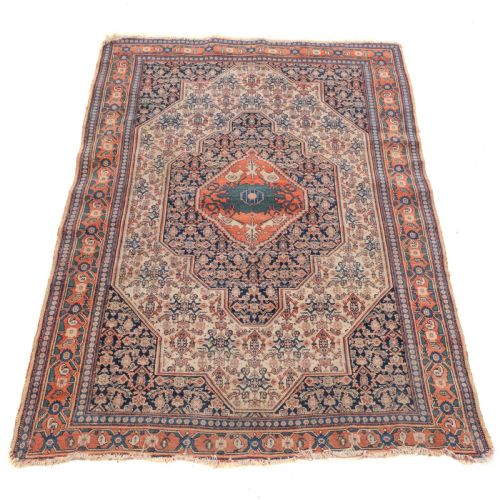 ANTIQUE SENNEH PERSIANN RUG 6'3 X 4'4 EARLY C20TH 190X132CM CARPET SEHNE - ADDITIONAL PHOTO 3