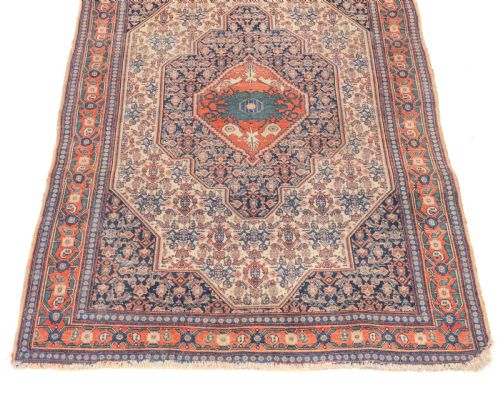 ANTIQUE SENNEH PERSIANN RUG 6'3 X 4'4 EARLY C20TH 190X132CM CARPET SEHNE - ADDITIONAL PHOTO 5