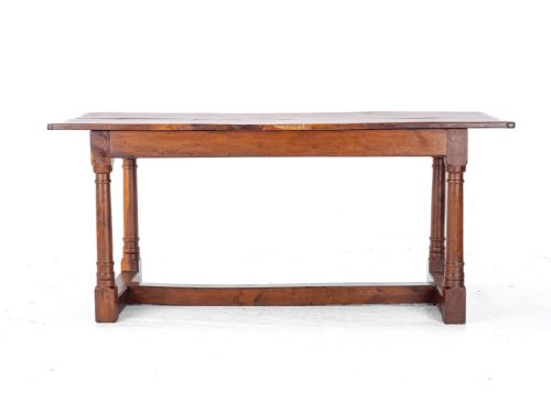 YEW WOOD C17TH STYLE COUNTRY REFECTORY DINING TABLE YEWWOOD - ADDITIONAL PHOTO 21