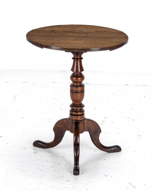 georgian oak country wine tripod table c1800 george iii side lamp - CATEGORY: ANTIQUE TABLES - DATED GEORGIAN