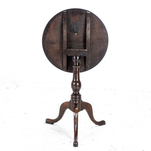 C18TH GEORGIAN OAK COUNTRY WINE TILT TOP TRIPOD TABLE GEORGE III SIDE LAMP - ADDITIONAL PHOTO 7