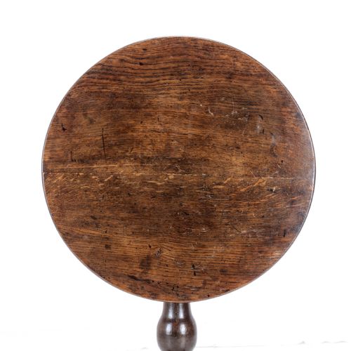 C18TH GEORGIAN OAK COUNTRY WINE TILT TOP TRIPOD TABLE GEORGE III SIDE LAMP - ADDITIONAL PHOTO 9