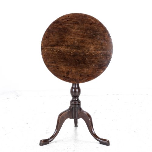 C18TH GEORGIAN OAK COUNTRY WINE TILT TOP TRIPOD TABLE GEORGE III SIDE LAMP - ADDITIONAL PHOTO 10
