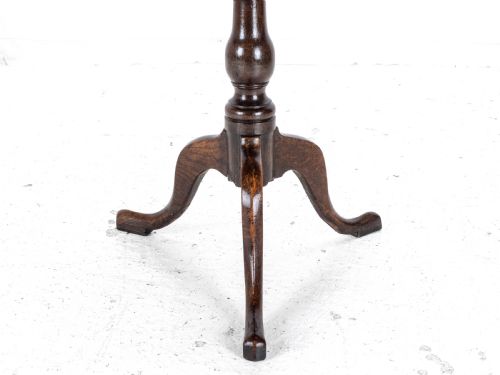 C18TH GEORGIAN OAK COUNTRY WINE TILT TOP TRIPOD TABLE GEORGE III SIDE LAMP - ADDITIONAL PHOTO 14