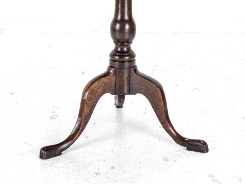 C18TH GEORGIAN OAK COUNTRY WINE TILT TOP TRIPOD TABLE GEORGE III SIDE LAMP - ADDITIONAL PHOTO 15
