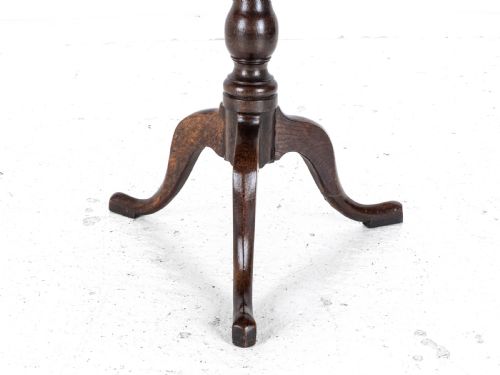 C18TH GEORGIAN OAK COUNTRY WINE TILT TOP TRIPOD TABLE GEORGE III SIDE LAMP - ADDITIONAL PHOTO 16