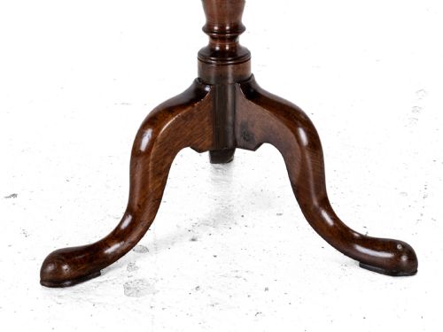 GEORGIAN C18TH MAHOGANY TRIPOD WINE TABLE GEORGE III FLIP TOP SIDE OCCASIONAL - ADDITIONAL PHOTO 16