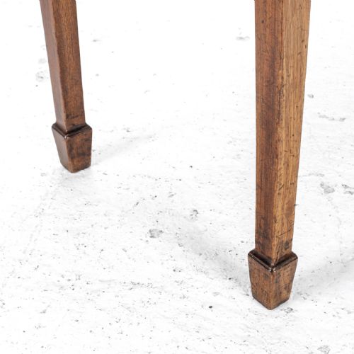 C18TH GEORGIAN CHIPPENDALE MAHOGANY SERPENTINE CONSOLE FOLDOVER GAMES CARD TABLE - ADDITIONAL PHOTO 17