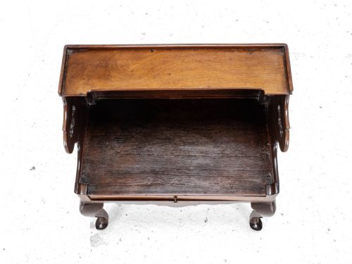 GEORGIAN MAHOGANY BEDSIDE CABINET SIDE TABLE LATE C18TH GEORGE III - ADDITIONAL PHOTO 8
