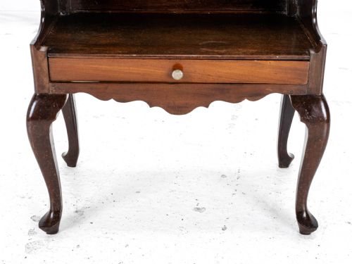 GEORGIAN MAHOGANY BEDSIDE CABINET SIDE TABLE LATE C18TH GEORGE III - ADDITIONAL PHOTO 11