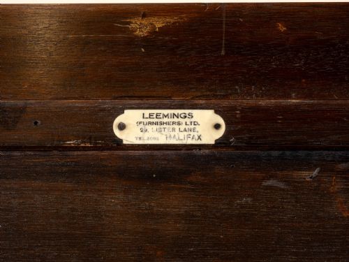 ART DECO C1920 BURR WALNUT DISPLAY CABINET SIDEBOARD BY LEEMINGS OF HALIFAX - ADDITIONAL PHOTO 5