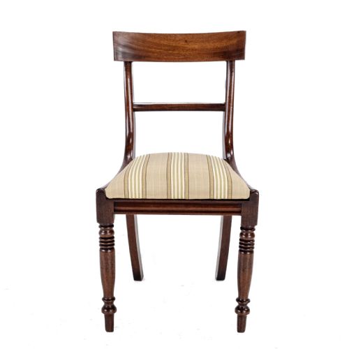 REGENCY BAR BACK MAHOGANY SET OF 6 DINING CHAIRS C1820 GEORGIAN GEORGE III IV - ADDITIONAL PHOTO 7