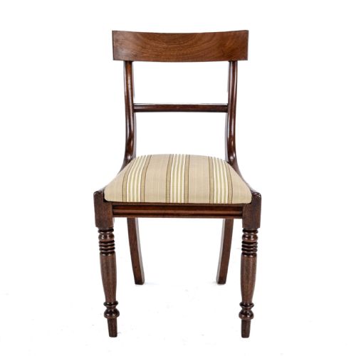 REGENCY BAR BACK MAHOGANY SET OF 6 DINING CHAIRS C1820 GEORGIAN GEORGE III IV - ADDITIONAL PHOTO 8
