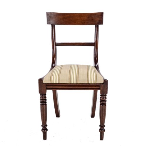 REGENCY BAR BACK MAHOGANY SET OF 6 DINING CHAIRS C1820 GEORGIAN GEORGE III IV - ADDITIONAL PHOTO 9