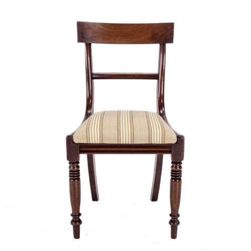 REGENCY BAR BACK MAHOGANY SET OF 6 DINING CHAIRS C1820 GEORGIAN GEORGE III IV - ADDITIONAL PHOTO 10