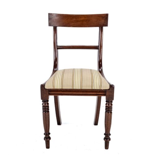 REGENCY BAR BACK MAHOGANY SET OF 6 DINING CHAIRS C1820 GEORGIAN GEORGE III IV - ADDITIONAL PHOTO 11