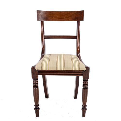 REGENCY BAR BACK MAHOGANY SET OF 6 DINING CHAIRS C1820 GEORGIAN GEORGE III IV - ADDITIONAL PHOTO 12