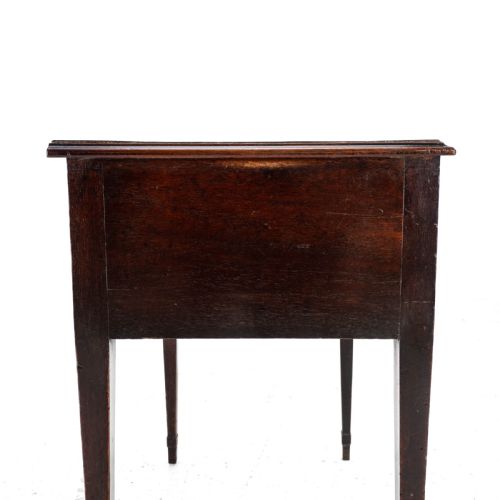 REGENCY LOWBOY MAHOGANY INLAID SIDE TABLE WITH DRAWERS C1810 GEORGIAN - ADDITIONAL PHOTO 17