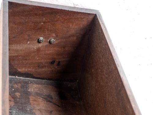 REGENCY LOWBOY MAHOGANY INLAID SIDE TABLE WITH DRAWERS C1810 GEORGIAN - ADDITIONAL PHOTO 20