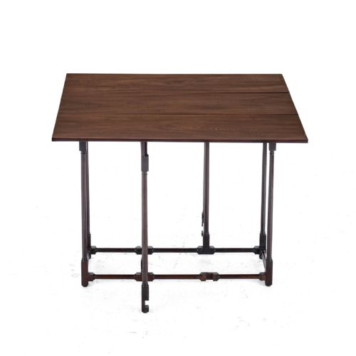 EDWARDIAN MAHOGANY SPIDER LEG PEMBROKE SMALL OCCASIONAL TABLE CIRCA 1910 IN GEORGIAN STYLE GEORGE III DROPLEAF GATELEG WINE SIDE - ADDITIONAL PHOTO 7
