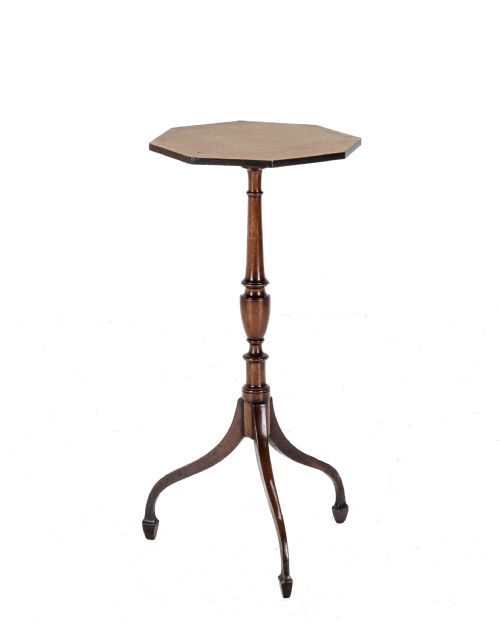 regency rosewood crossbanded mahogany octagonal wine table c1810 georgian - CATEGORY: ANTIQUE TABLES - DATED REGENCY