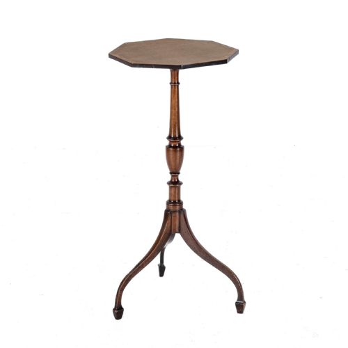 REGENCY ROSEWOOD CROSSBANDED MAHOGANY OCTAGONAL WINE TABLE C1810 GEORGIAN - ADDITIONAL PHOTO 3