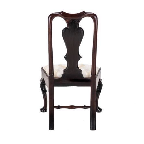 EARLY C18TH GEORGE I MAHOGANY SIDE CHAIR C1720 GEORGIAN QUEEN ANNE STYLE DINING - ADDITIONAL PHOTO 7