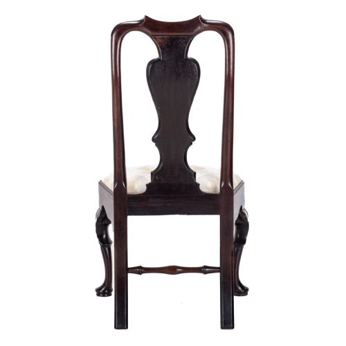 EARLY C18TH GEORGE I MAHOGANY SIDE CHAIR C1720 GEORGIAN QUEEN ANNE STYLE DINING - ADDITIONAL PHOTO 10