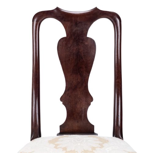 EARLY C18TH GEORGE I MAHOGANY SIDE CHAIR C1720 GEORGIAN QUEEN ANNE STYLE DINING - ADDITIONAL PHOTO 12
