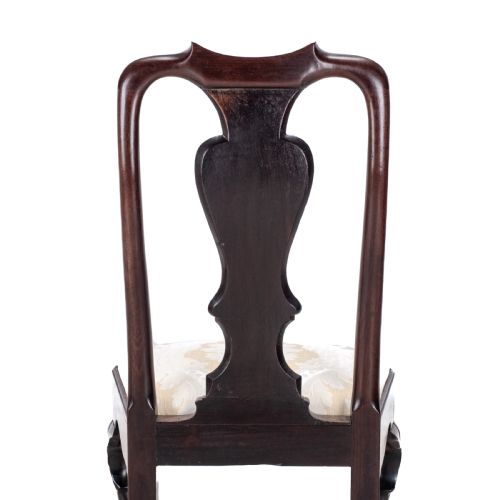 EARLY C18TH GEORGE I MAHOGANY SIDE CHAIR C1720 GEORGIAN QUEEN ANNE STYLE DINING - ADDITIONAL PHOTO 13