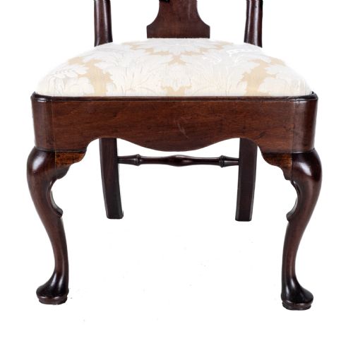 EARLY C18TH GEORGE I MAHOGANY SIDE CHAIR C1720 GEORGIAN QUEEN ANNE STYLE DINING - ADDITIONAL PHOTO 18