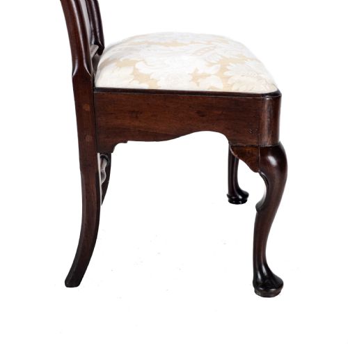 EARLY C18TH GEORGE I MAHOGANY SIDE CHAIR C1720 GEORGIAN QUEEN ANNE STYLE DINING - ADDITIONAL PHOTO 19