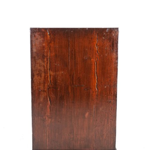 GEORGIAN LATE 18TH CENTURY MAHOGANY INLAID CADDY TOP SMALL CHEST OF DRAWERS GEORGE III - ADDITIONAL PHOTO 24