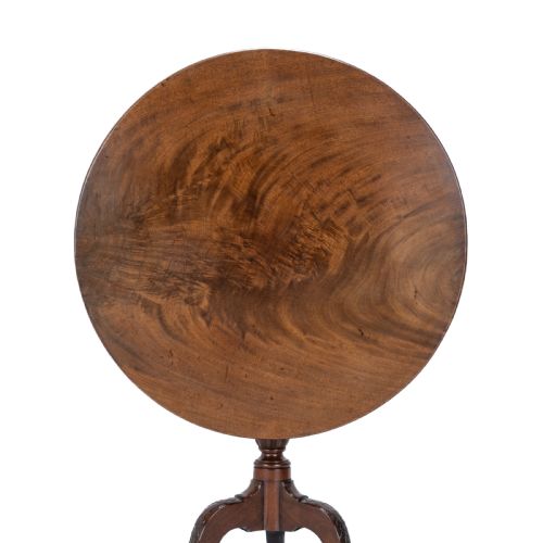 18TH CENTURY GEORGIAN MAHOGANY TRIPOD TILT TOP SUPPER TABLE WITH CARVED LEGS GEORGE III LAMP OCCASIONAL - ADDITIONAL PHOTO 7